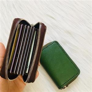 جاکارتی دورزیپ آکاردئونی  چرم طبیعی دست دوز