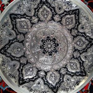 سینی قلمزنی طرح اسلیمی