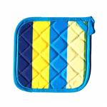 Rezin Taj 20 x 20 Blue Rabid Denim Pot Holder