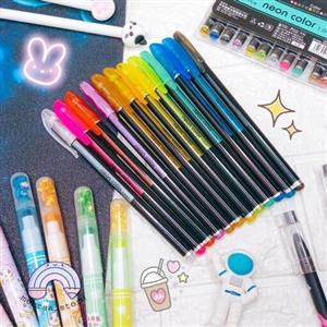 خودکار 12 رنگ نئونی