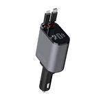 شارژر فندکی گرین لاین  Integrated Car Charger with Retractable Cables