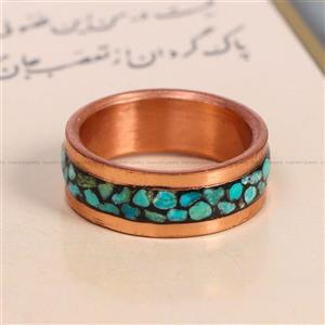 حلقه فیروزه کوب زنانه کد 12652