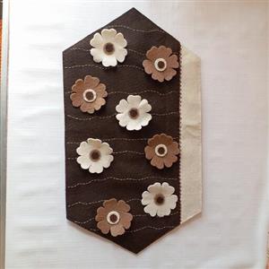 رومیزی رانرشکوفه نمدی