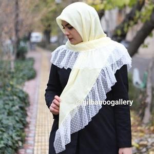 روسری دورتور وال اسلپ نخ با تور درجه یک ترک