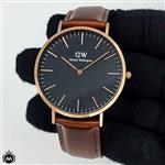 ساعت مردانه دنیل ولینگتون بند چرم قهوه ای Daniel Wellington DW23G