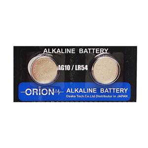 باتری سکه ای اوریون مدل Alkaline LR54 AG10