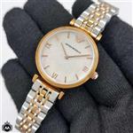 ساعت مچی زنانه امپریو آرمانی باتری رزگلد نقره ای Emporio Armani AR1830