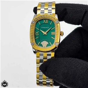 ساعت زنانه ورساچه طلایی نقره ای صفحه سبز Versace VQM906L 