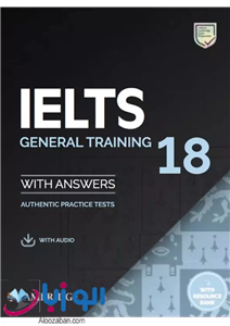 کتاب Cambridge English IELTS 18 General CD Training 