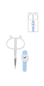 قیچی ابرو مینیسو طرح ما خرسها (خرس قطبی) We Bare Bears Collection 5.0 Grooming Scissors (Ice Bear)