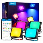 لامپ هوشمند ۴ قطعه‌ Govee RGBICWW LED Smart Flood Lights