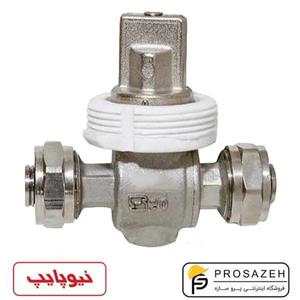 شیر قطع و وصل دوسر کوپلی 25 نیوپایپ