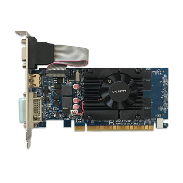 قیمت و خرید گرافیک 610 گیگابایت دو گیگ Gigabyte GV N610 2G DDR3 Stock
