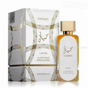 ادکلن حیاتی سفید لطافه | Hayaati Gold Elixir Lattafa 