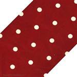 Rezin Taj 38 x 25 Red Dotted Denim Table Mat