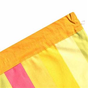 کیسه سبزی کتان 2 تکه رزین تاژ طرح رابید صورتی