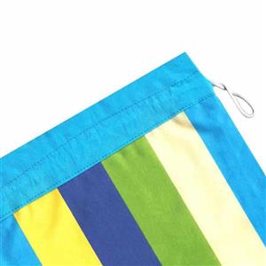 کیسه سبزی کتان 2 تکه رزین تاژ طرح رابید آبی