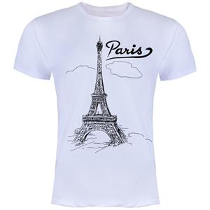 تیشرت مردانه طرح PARIS کد ZJ02