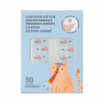 چسب زخم طرح کارتن کیتن مینیسو 50 عدد Cartoon Kitten Adhesive Bandages