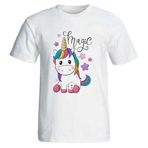 تیشرت زنانه طرح اسب تک شاخ magic unicorn یونیکورن کد 3638 