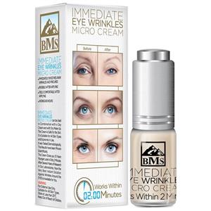 کرم ضد چروک دور چشم بی ام اس BMS سری میکروکرم حجم 10 میلی لیتر Immediate Eye Wrinkles Micro Cream 10 ml