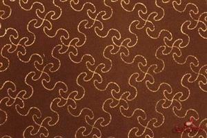 موکت ظریف مصور زربافت طرح زرین قهوه ای