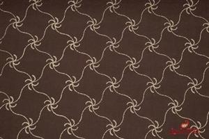 موکت ظریف مصور زربافت طرح قاصدک قهوه ای