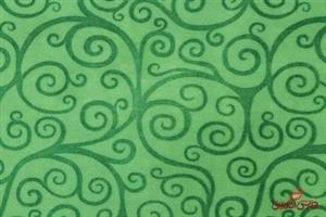 موکت ظریف مصور چاپی طرح درباری سبز