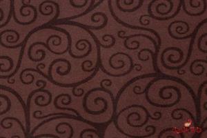 موکت ظریف مصور چاپی طرح درباری قهوه ای