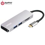   Onten OTN-9591 USB3.0 Type-C Hub With HDMI Display Converter And Card Reader