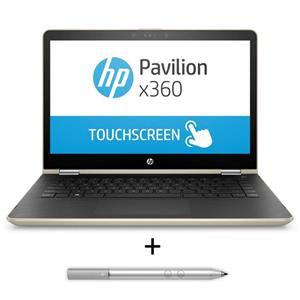 لپ تاپ اچ پی مدل Pavilion x360 14 ba104ne با پردازنده i5 و صفحه نمایش Full HD لمسی HP X360 BA104 8GB 1TB 128GB 2GB 