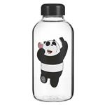 بطری مینیسو طرح خرس پاندا We Bare Bears-Pot-bellied Glass Bottle