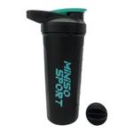 بطری مایعات و شیکر اسپرت مینیسو مدل MINISO Sports Shaker Bottle (800mL)(Black) 