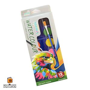 آبرنگ 12 رنگ Vneeds مدل 1223