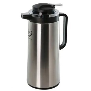 فلاسک بدنه استیل داخل شیشه 1 لیتری