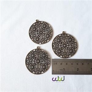 خرج کار آویز گردنبند گوشواره زیورآلات و بدلیجات گلزار (3عدد)
