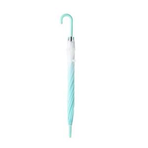 چتر مدل کلاسیک مینیسو رنگ شیشه ای آبی Classic Series Gradient Color Long-Handled Umbrella