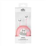 ایرفون مینیسو مدل ماخرسها طرح پاندا صورتی We Bare Bears Collection 4.0 In-ear Earphones with Storage Bag Model: 838＃(Pink)