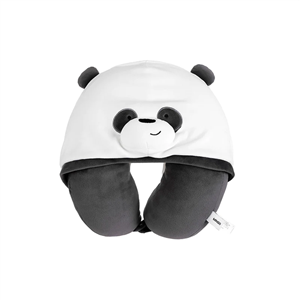 بالشت گردن همراه با کلاه مینیسو ما خرسها We Bare Bears U-shaped Pillow with Hood Panda