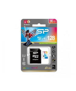 کارت حافظه microSDXC سیلیکون پاور مدل Color Elite کلاس 10 استاندارد UHS-I U1 سرعت 85MBps همراه با آداپتور SD ظرفیت 128 گیگابایت Silicon Power Color Elite UHS-I U1 Class 10 85MBps microSDXC With Adapter - 128GB