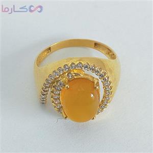 انگشتر زنانه طلا روس (کد 1501) 