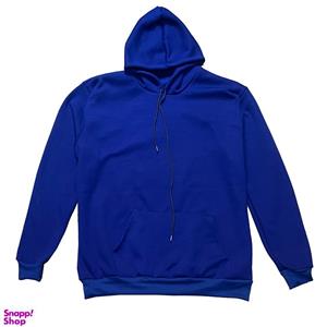 هودی آبی ساده مردانه