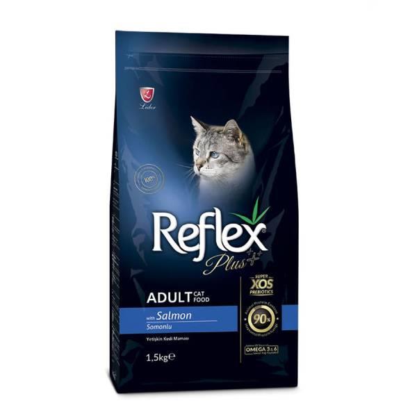 غذای خشک گربه رفلکس پلاس باطعم سالمون 1.5 کیلویی