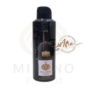 اسپری خوشبوکننده بدن بلک ارکید میلانو Black orchid Milano perfume 