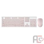 کیبورد و موس مدل RAPOO X260-PINK