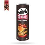 چیپس پرینگلز pringles مدل تند و ادویه ای hot & spicy وزن 165 گرم