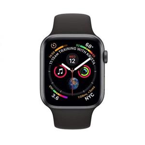 ساعت هوشمند اپل واچ سری 4 مدل 40 میلی متری با بند مشکی و بدنه آلومینیومی خاکستری Apple Watch Series 4 40mm Space Gray Aluminum Case with Black Sport Band