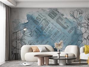 پوستر دیواری گل مدرن هنری W13390800