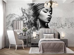 پوستر دیواری چهره زن W13392400