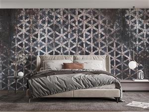 پوستر دیواری پتینه هندسی W13403400